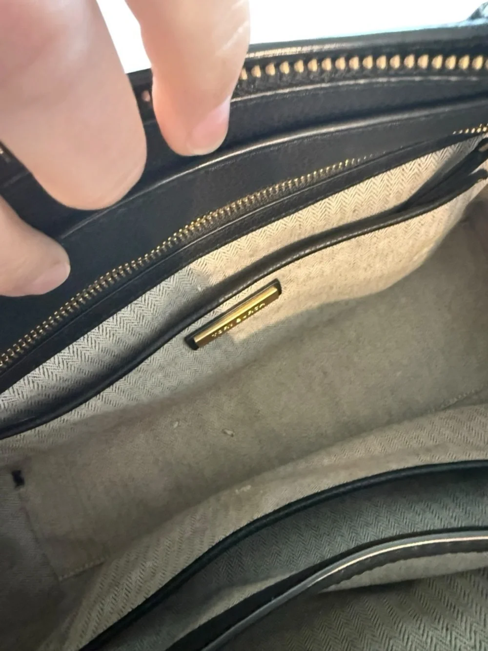 Tory Burch Robinson Pebbled Leather Tote Bag